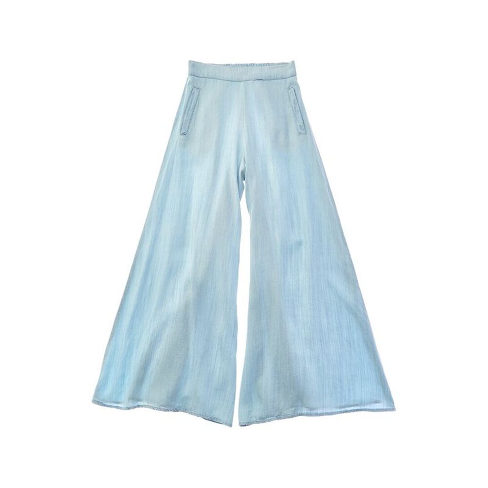 Vintage Havana Girls Ultra Wide Leg Pant, Blue